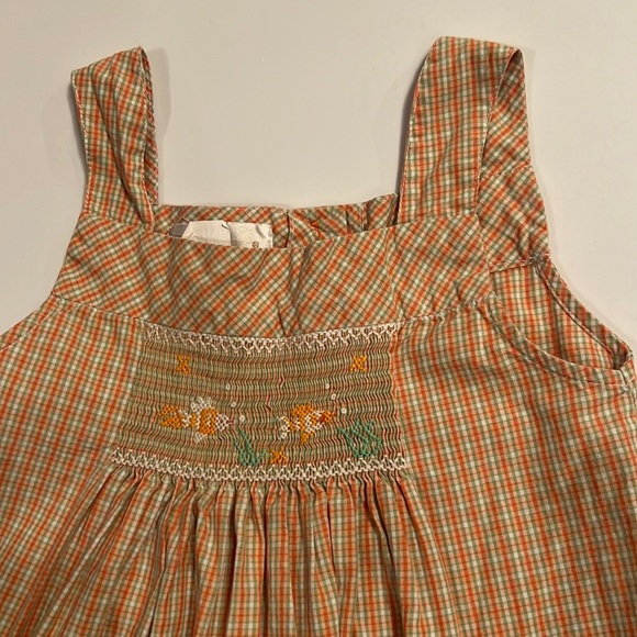 Strasburg Other - Toddler girls Strasburg dress smocked 3Y EUC fish